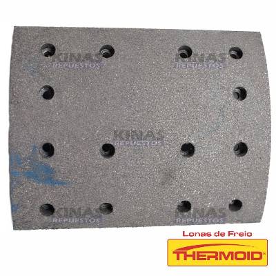 FIBRA FRENO CARRETA 8.1/2 14F 8P MODERNA STD | TH-187/0183T/DC/381/FD/81 - STD