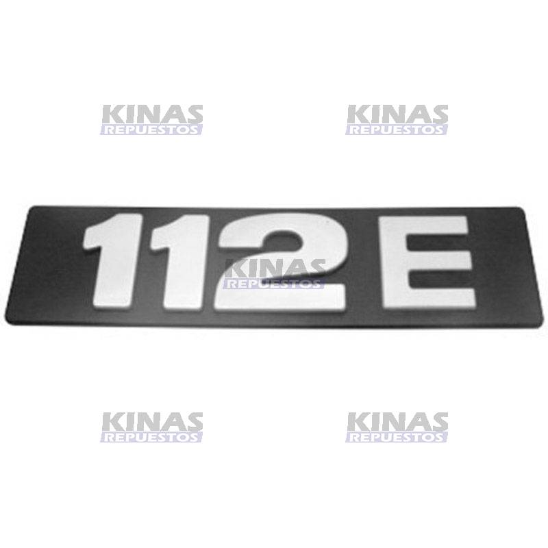 LETRERO EMBLEMA SCANIA 112 (112E) | SC112E/528789/3