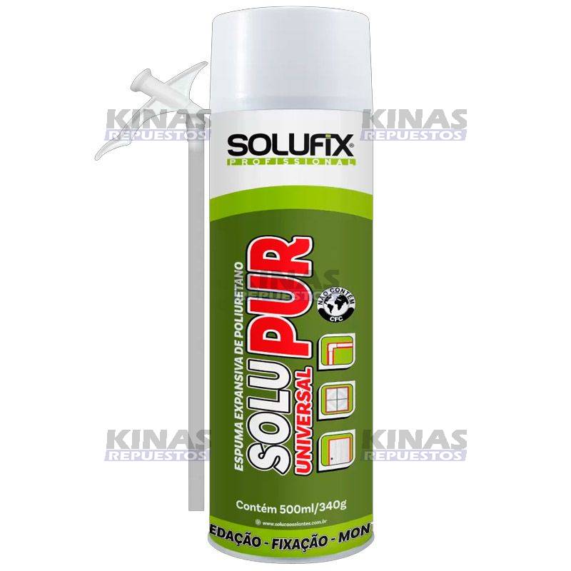 ESPUMA EXPANSIVA PULIURETANO 500ML/340GR UNIVERSAL | 905004/PRO24/927779/10030030