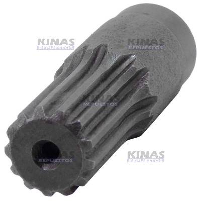 ACOPLE MACHO 13 ESTRIAS PONTERA 25MM EXTERNO / 21MM ESTRIAS (SOLDABLE) | 0503030043-A/2297
