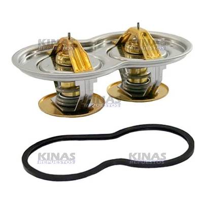 VALVULA TERMOSTATO AGUA SCANIA 124/S4/S5 DOBLE MAYOR 75º/80º | 4592 80/1745449/044.255