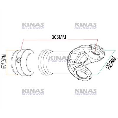 KIT HEMBRA/MACHO CARDAN SCANIA 113/94/114/124/S4/S5 26E 48MM | CJP400/41-456/REI S-646/1541303/VS50456