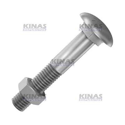 BULON PL FRANCES P/MADERA 3/8X1P C/TUERCA | 000029