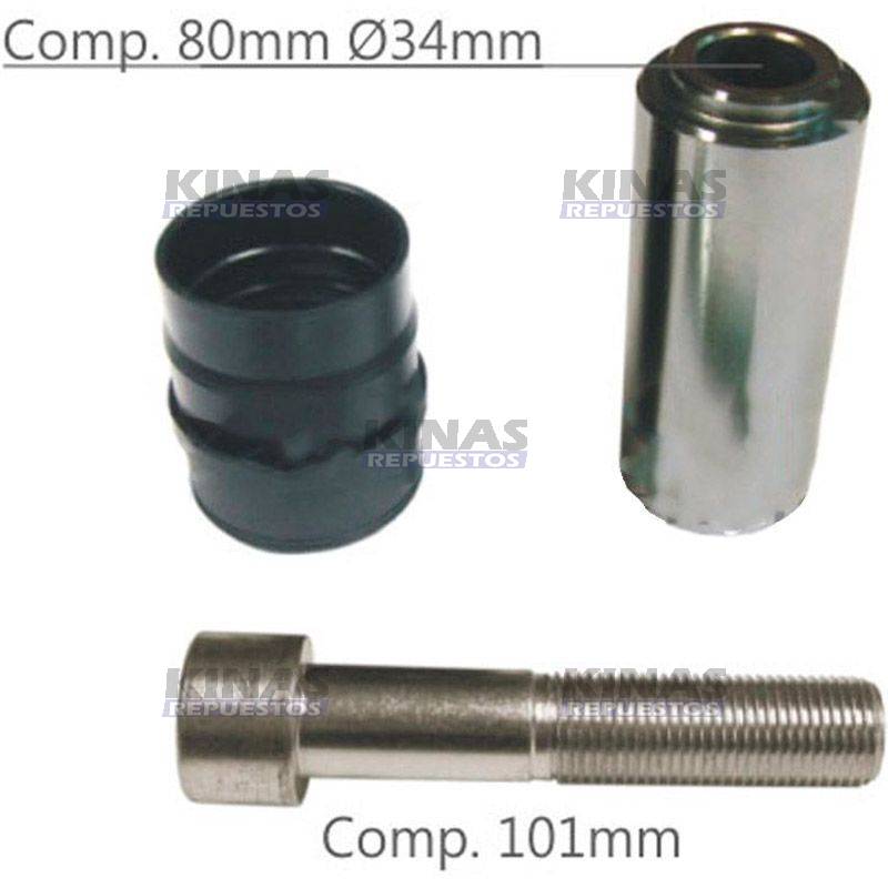 PINO, BULON Y BUJE GOMA MORDAZA FRENO SCANIA P94/114/124/S4 | 095.518/00956