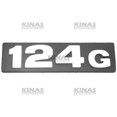 LETRERO EMBLEMA SCANIA 124/S4 (124G) | 1365105/1