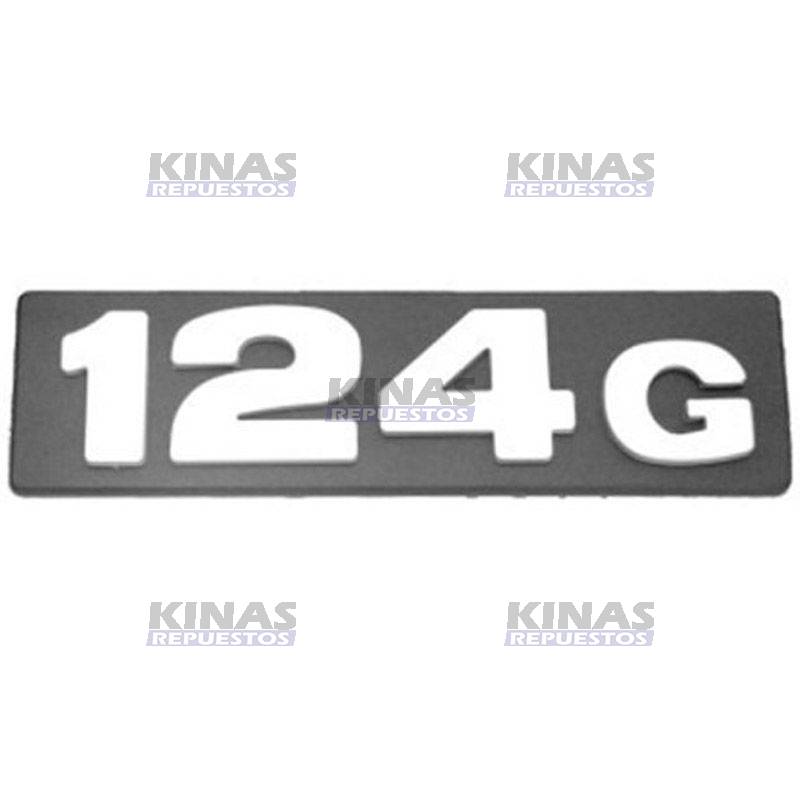 LETRERO EMBLEMA SCANIA 124/S4 (124G) | 1365105/1
