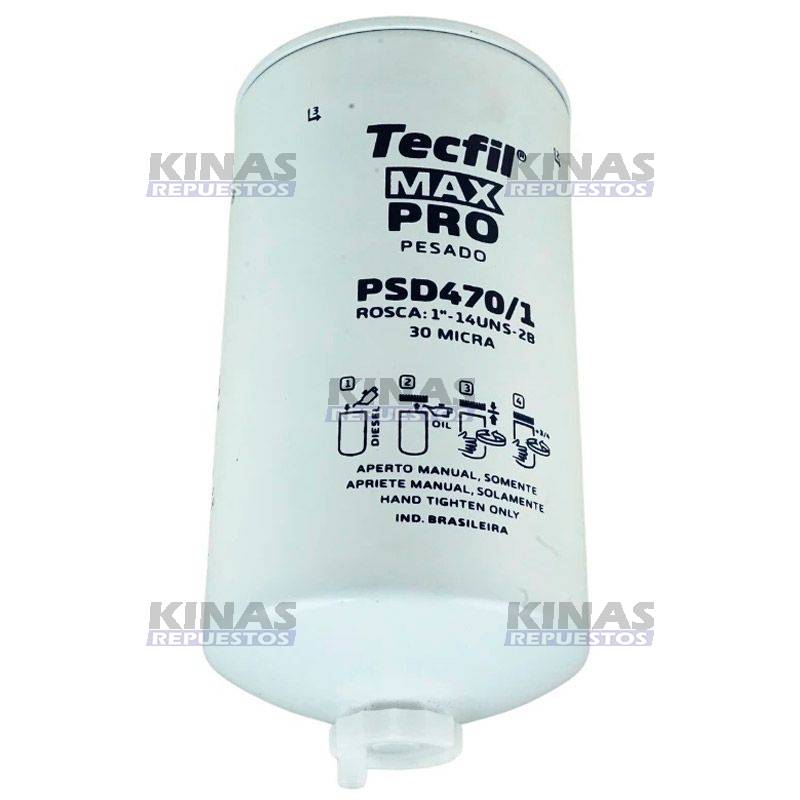 FILTRO SEPARADOR DE AGUA SCANIA 94/114/124/S4/VOLVO B10/NH12 | PSD470/1/PSD-470/1