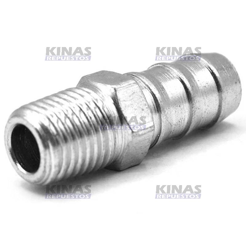 CONEXION ESPIGA MACHO ROSCA 1/4 NPT X 1/2 | N-104