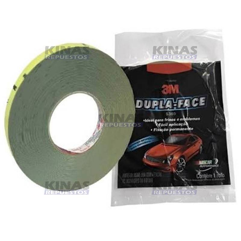 CINTA DOBLEFACE 12MMX3MTS | 7891040081455