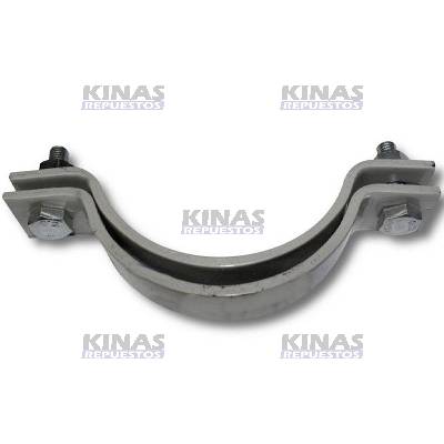 ABRAZADERA MEDIA LUNA TUBO ESCAPE 4P SCANIA 111/112 (C/TORNILLO) | TB2017/207550