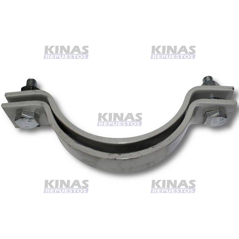 ABRAZADERA MEDIA LUNA TUBO ESCAPE 4P SCANIA 111/112 (C/TORNILLO) | TB2017/207550